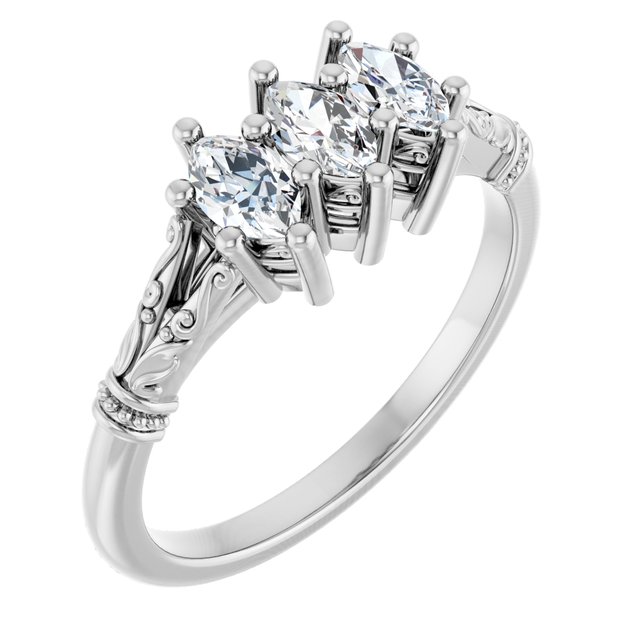 14k White Gold