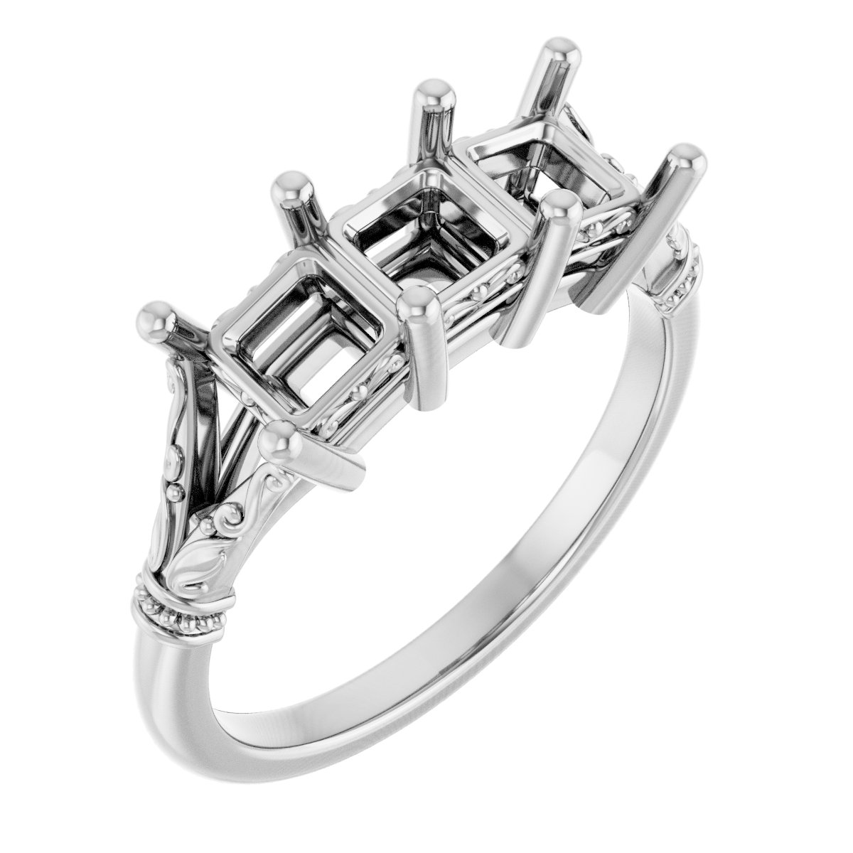 Three-Stone Anniversary Band