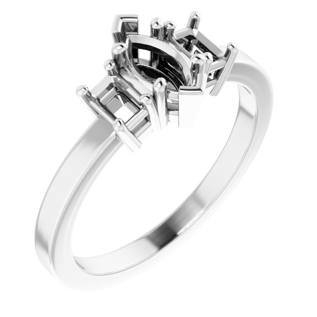 Three-Stone Engagement Ring