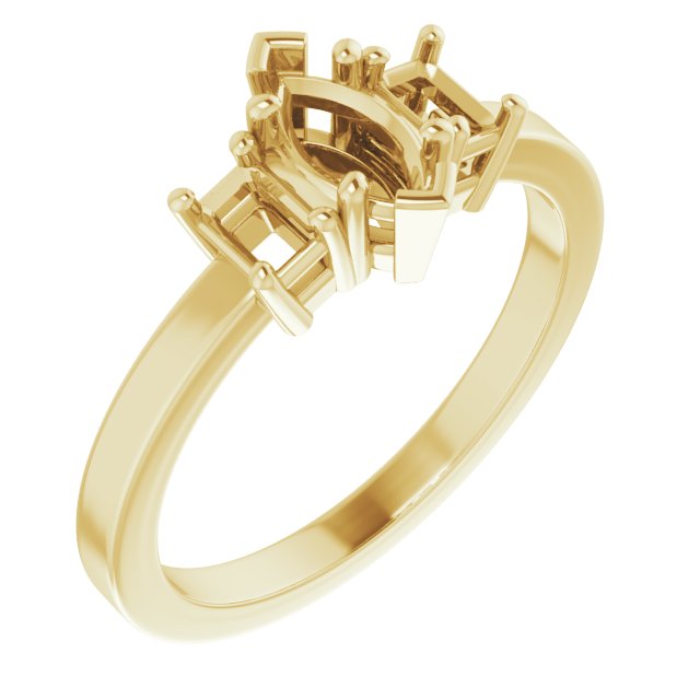 Three-Stone Engagement Ring