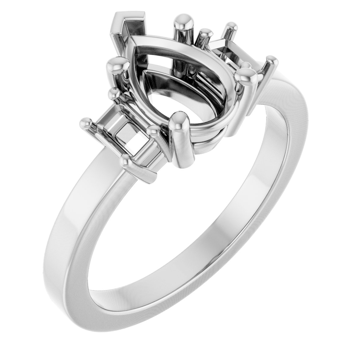 Three-Stone Engagement Ring
