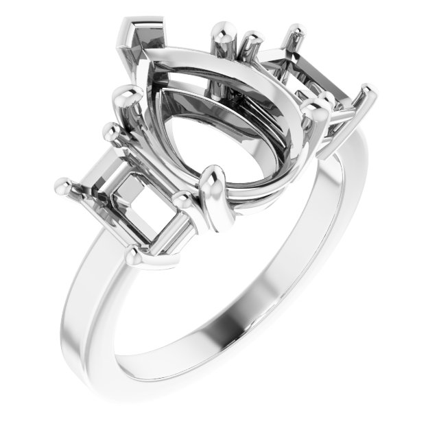 Three-Stone Engagement Ring