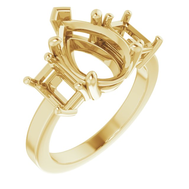 Three-Stone Engagement Ring