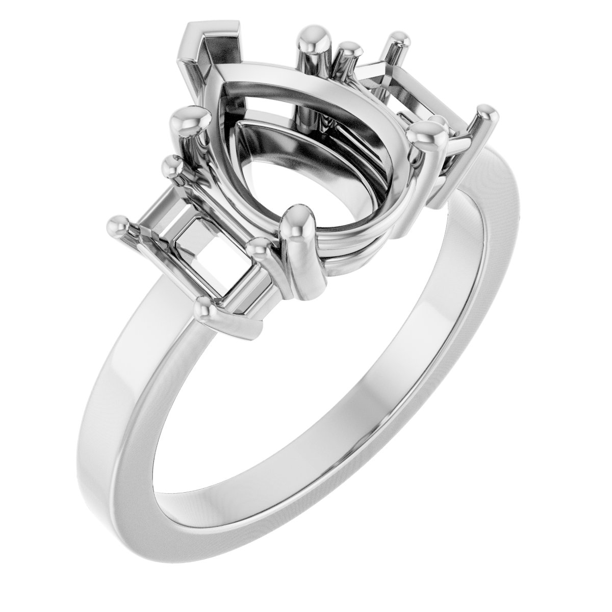 Three-Stone Engagement Ring