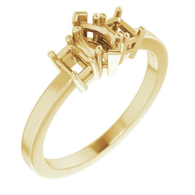Three-Stone Engagement Ring