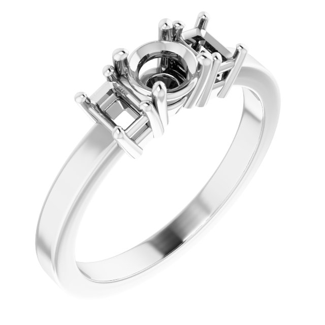 Three-Stone Engagement Ring
