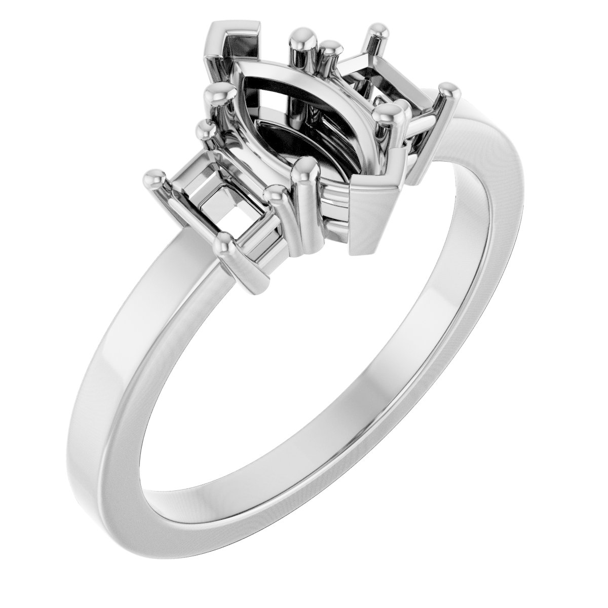 Three-Stone Engagement Ring