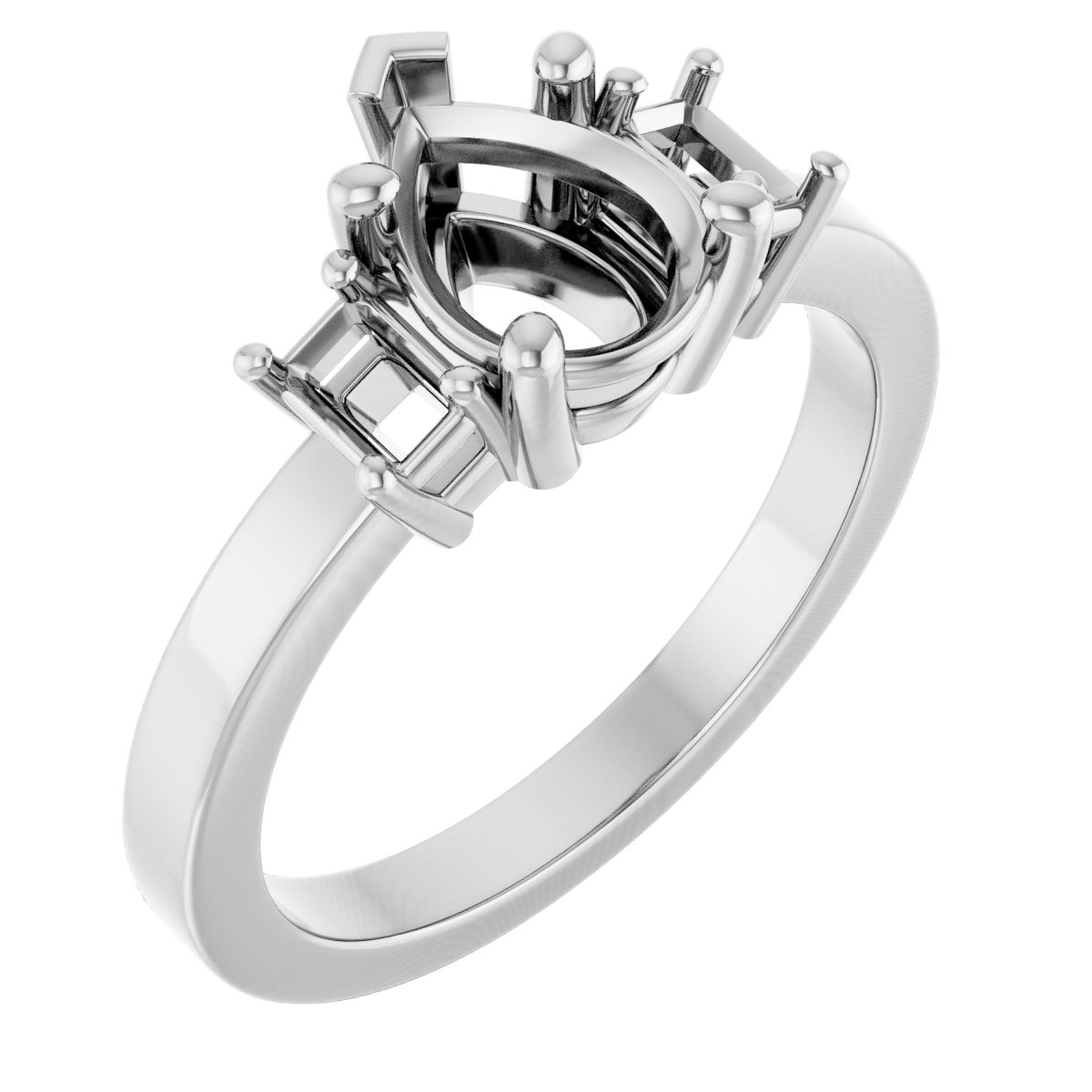 Three-Stone Engagement Ring