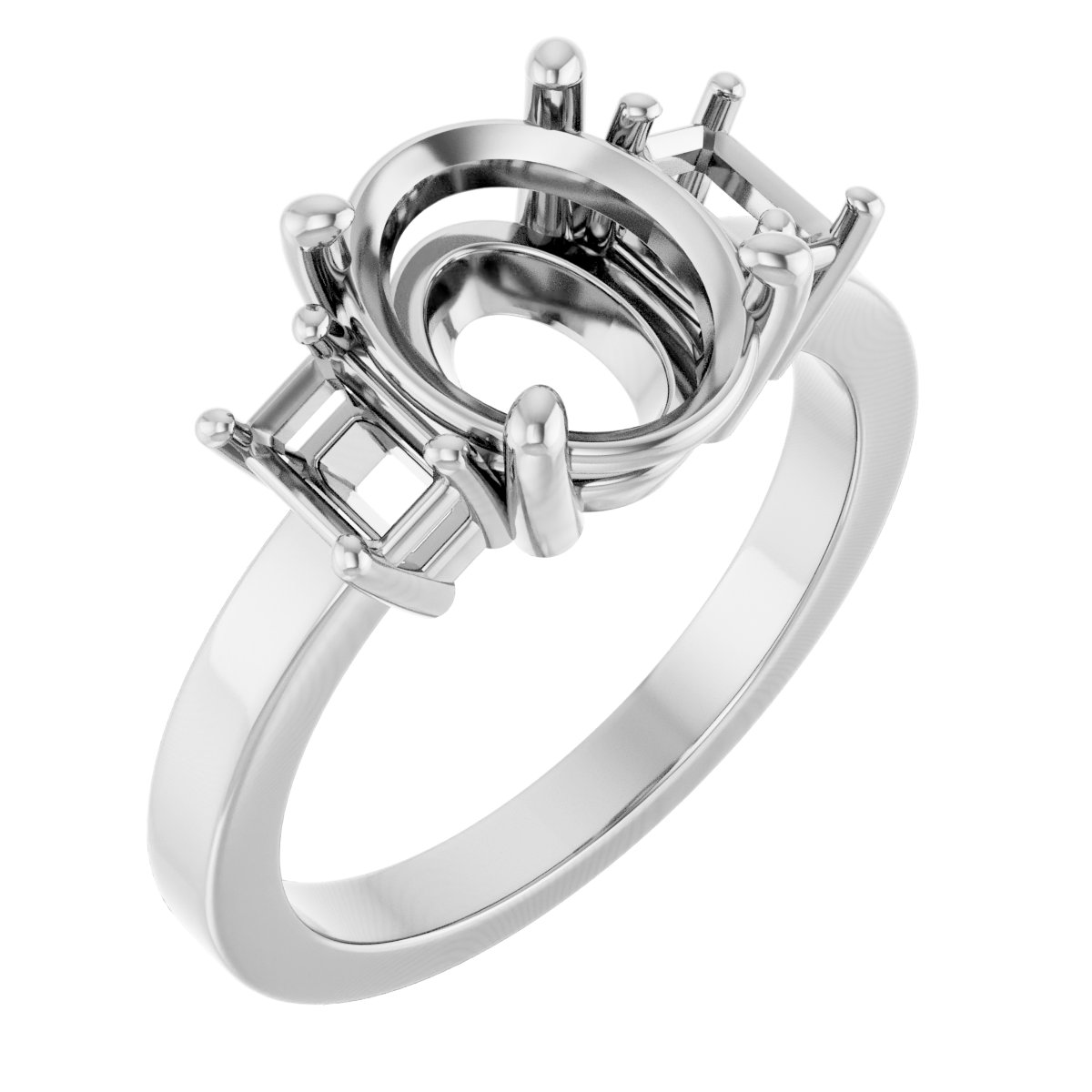 Three-Stone Engagement Ring