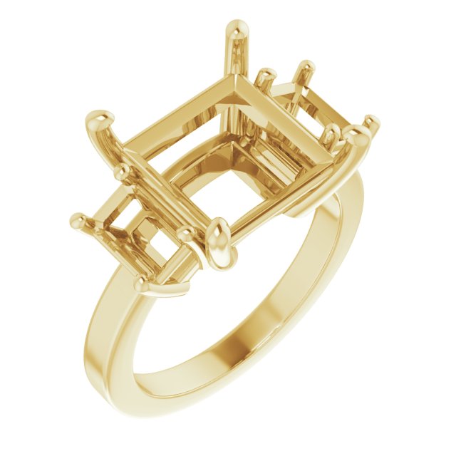 Three-Stone Engagement Ring