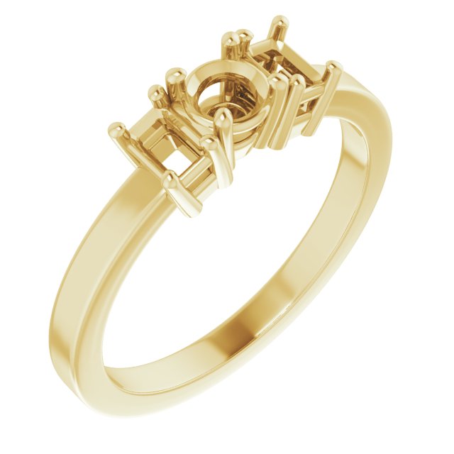 Three-Stone Engagement Ring