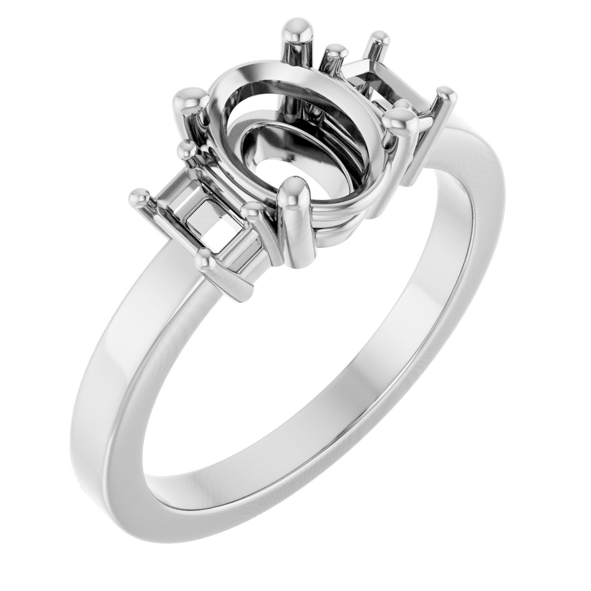 Three-Stone Engagement Ring