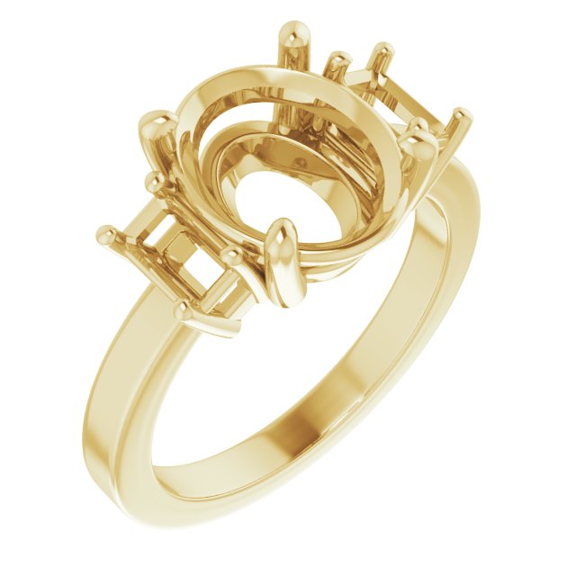 Three-Stone Engagement Ring