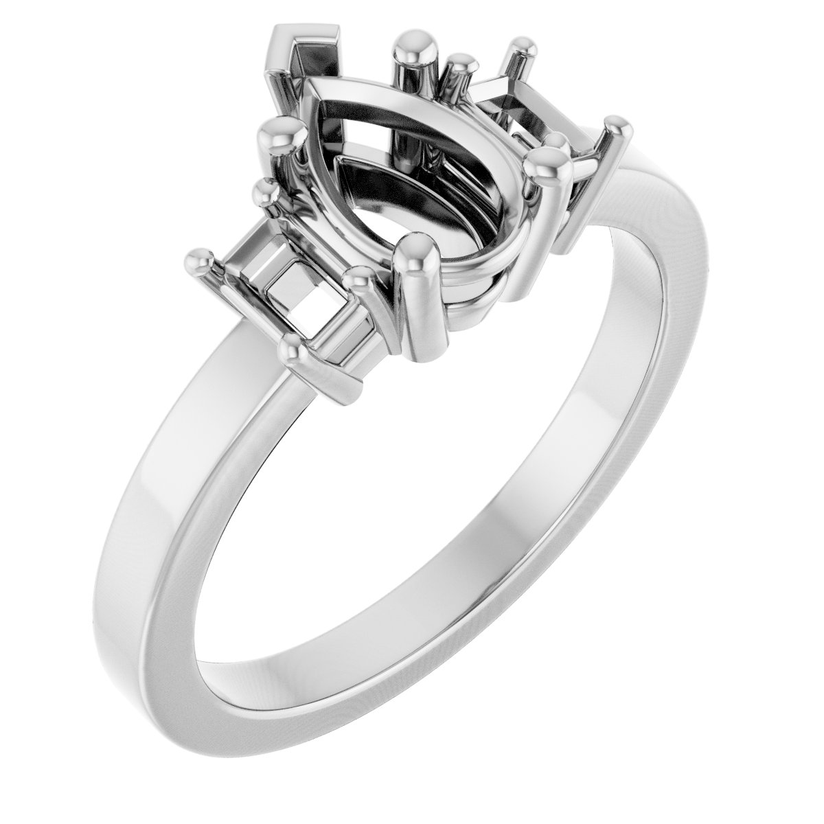 Three-Stone Engagement Ring