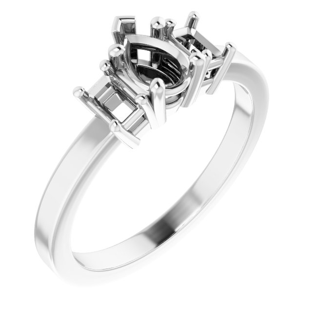 Three-Stone Engagement Ring