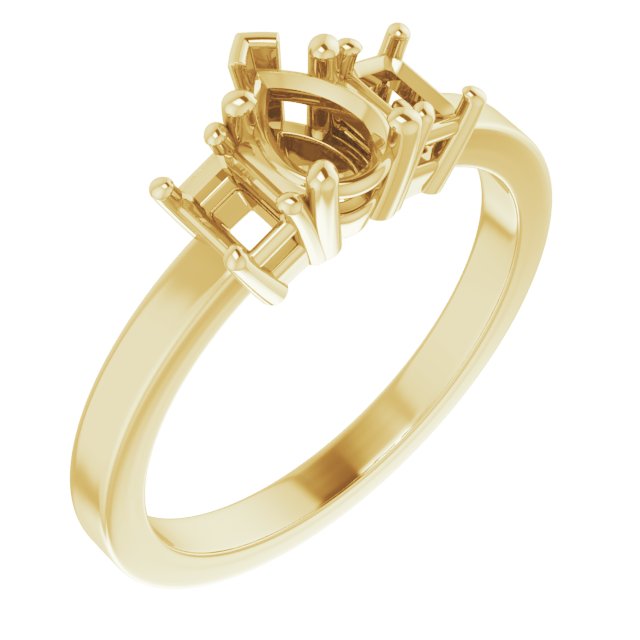 Three-Stone Engagement Ring