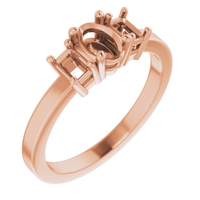 Three-Stone Engagement Ring