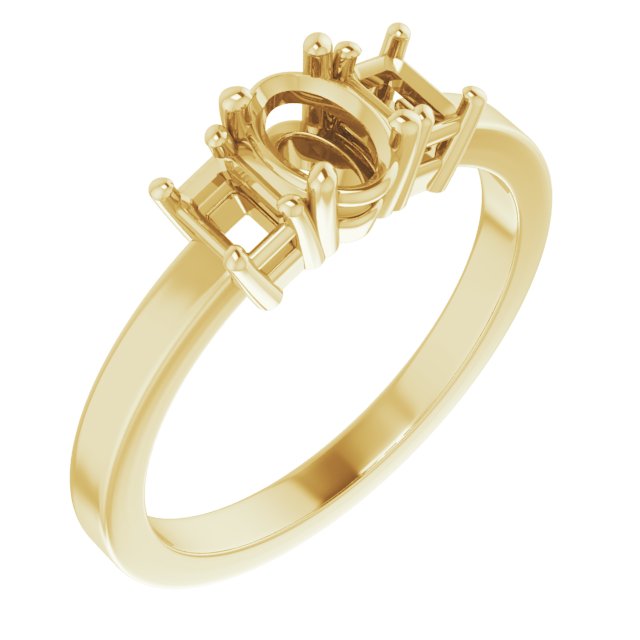 Three-Stone Engagement Ring