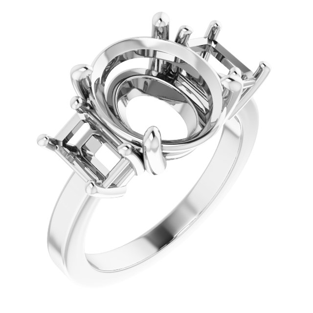 Three-Stone Engagement Ring