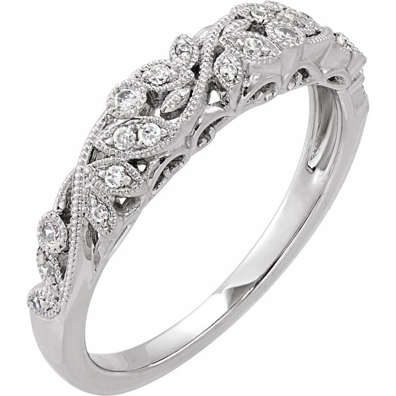 Hand-Applied Milgrain Anniversary Band