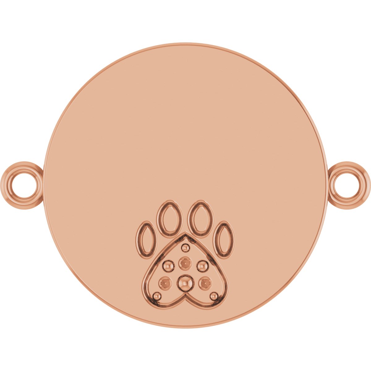 Engravable Paw Print Bracelet Center