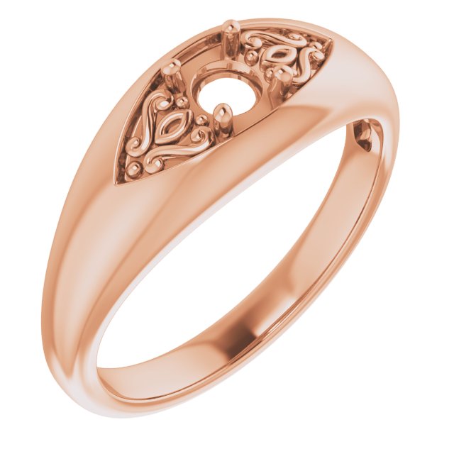 Sculptural Solitaire Ring