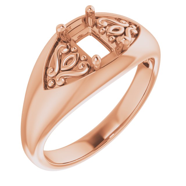 Sculptural Solitaire Ring