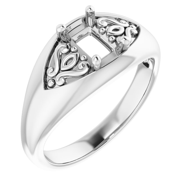 Sculptural Solitaire Ring