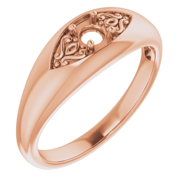 Sculptural Solitaire Ring