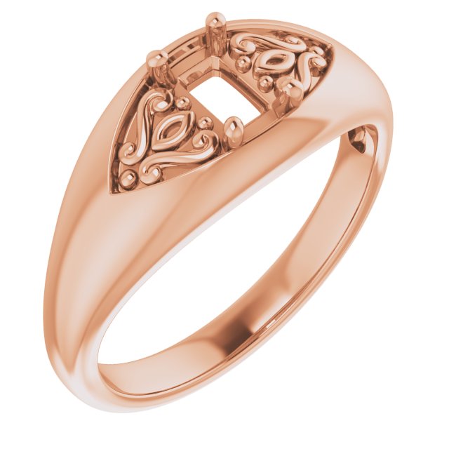 Sculptural Solitaire Ring