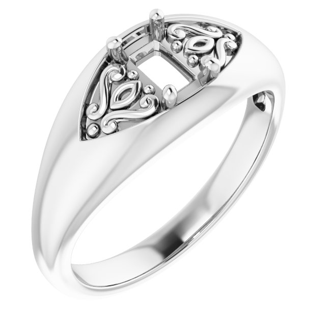 Sculptural Solitaire Ring