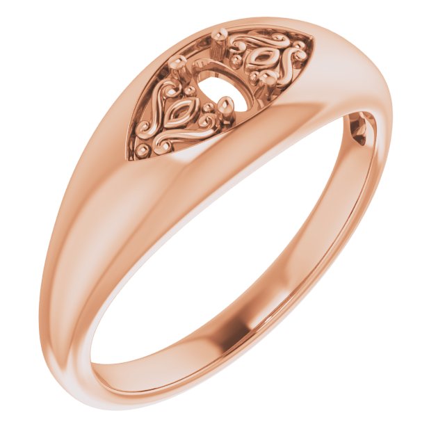 Sculptural Solitaire Ring
