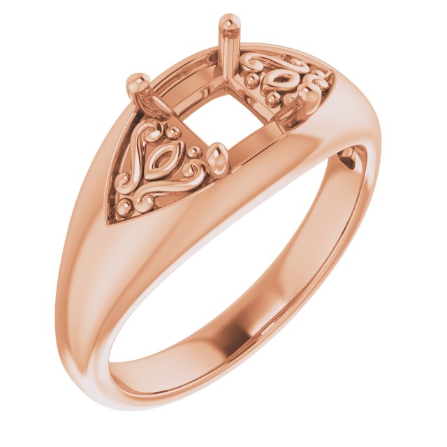 Sculptural Solitaire Ring