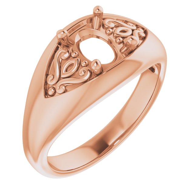Sculptural Solitaire Ring