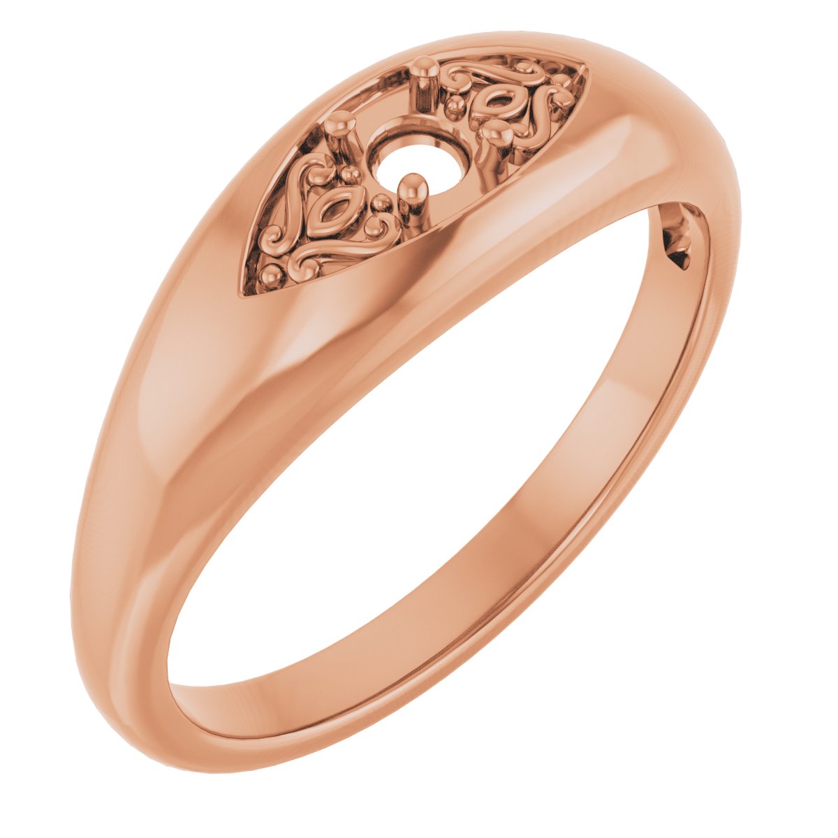Sculptural Solitaire Ring