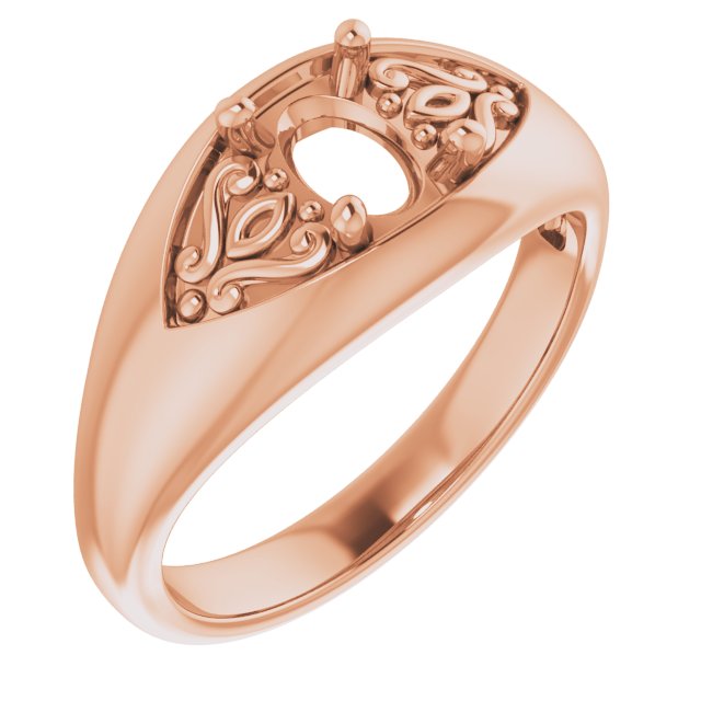 Sculptural Solitaire Ring