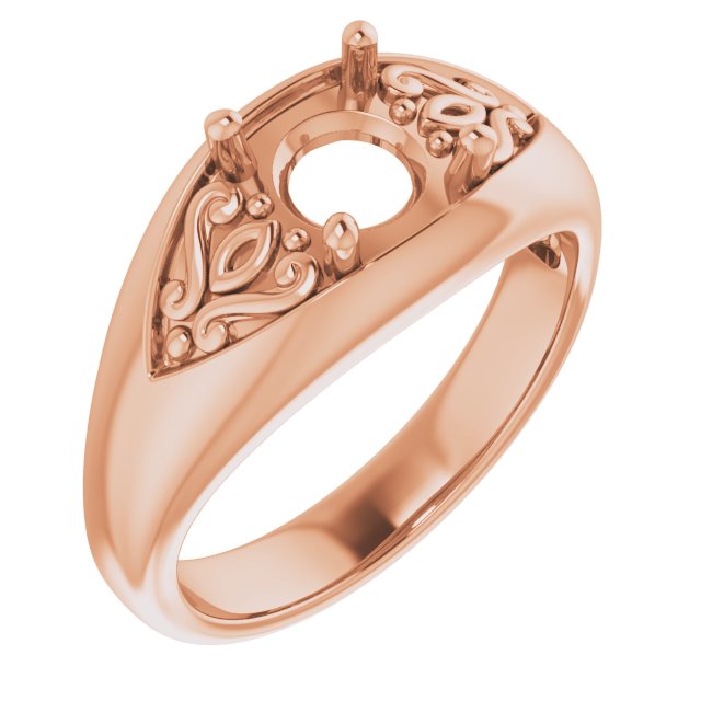 Sculptural Solitaire Ring