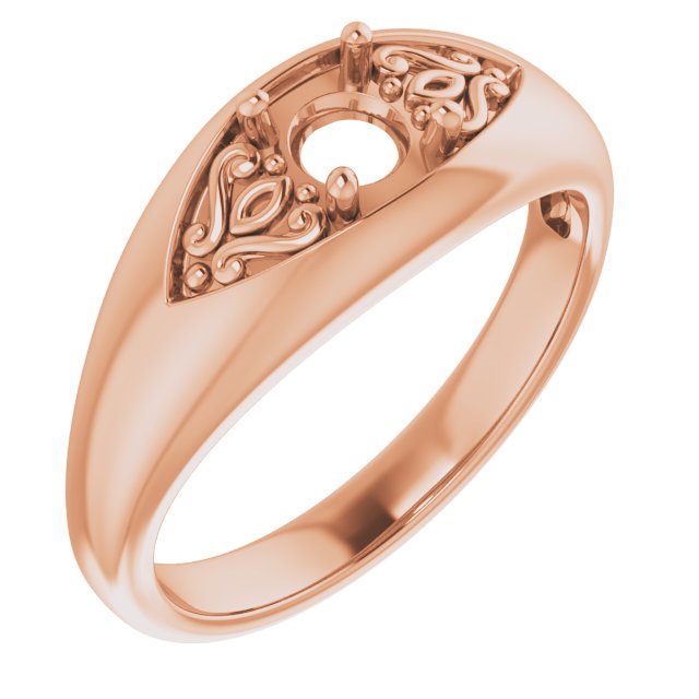Sculptural Solitaire Ring