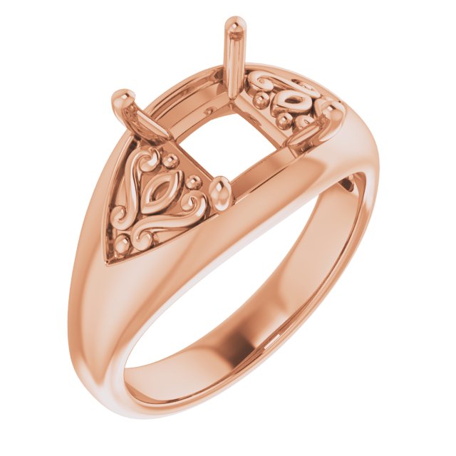 Sculptural Solitaire Ring