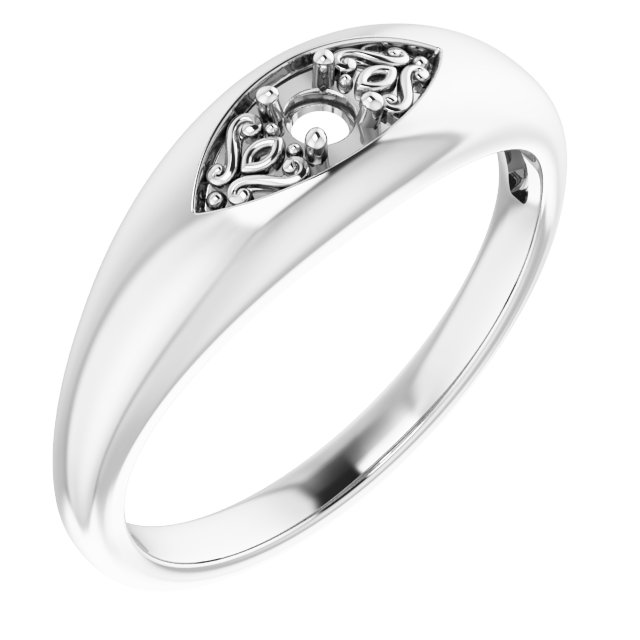 Sculptural Solitaire Ring