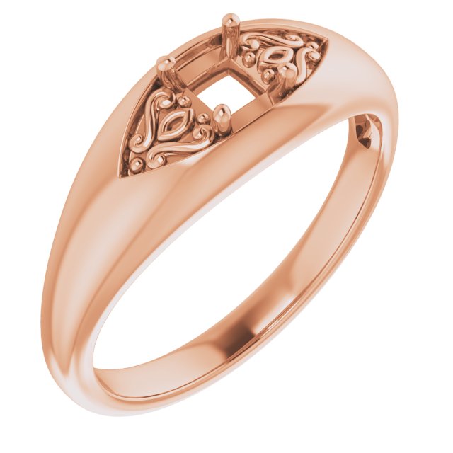 Sculptural Solitaire Ring