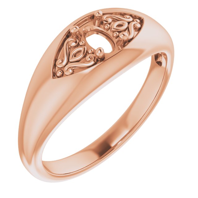 Sculptural Solitaire Ring