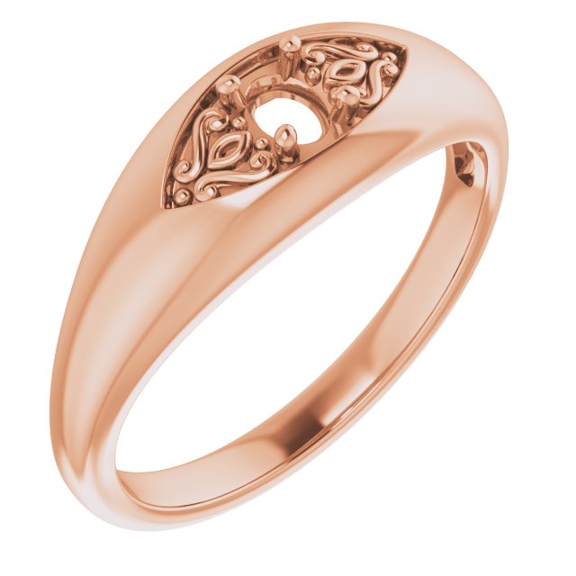 Sculptural Solitaire Ring