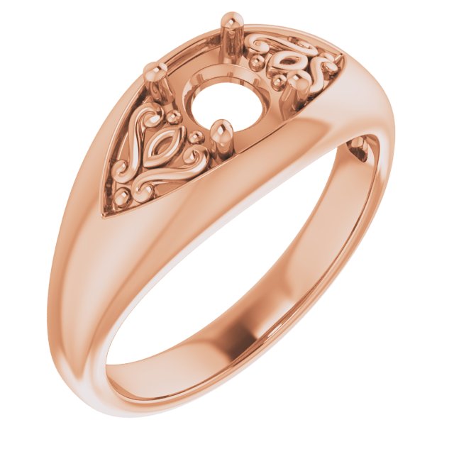 Sculptural Solitaire Ring