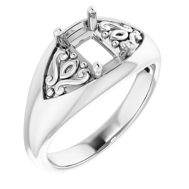Sculptural Solitaire Ring