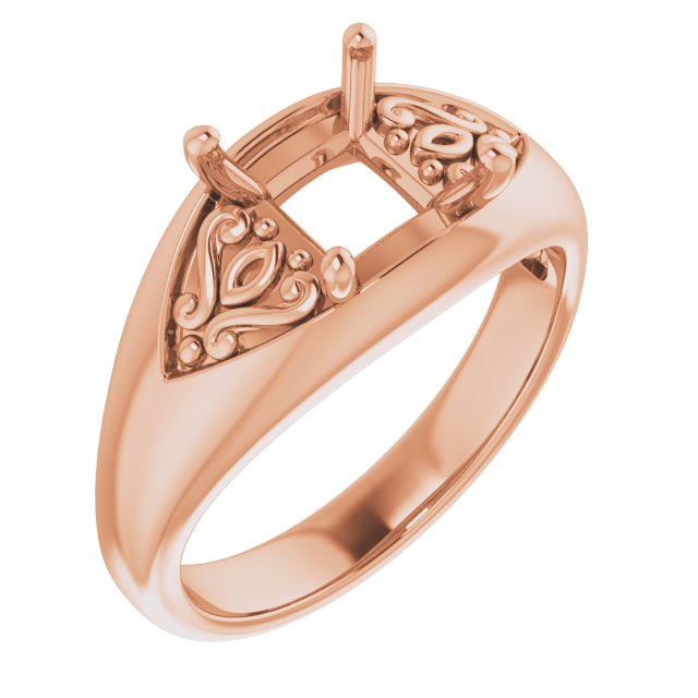 Sculptural Solitaire Ring