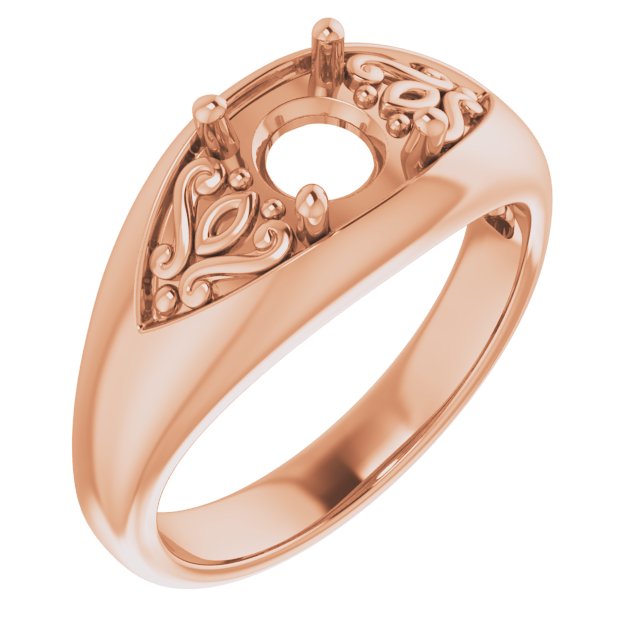 Sculptural Solitaire Ring
