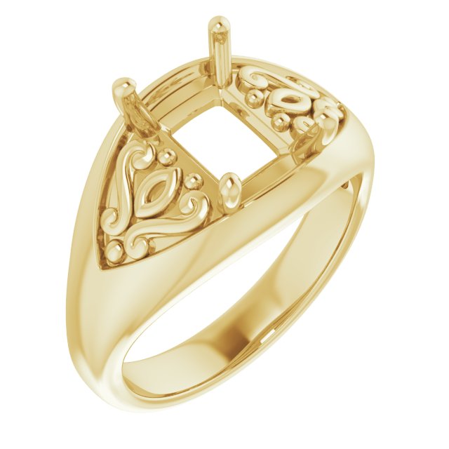 Sculptural Solitaire Ring