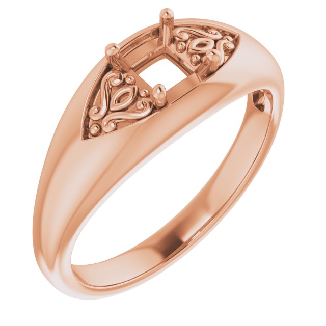 Sculptural Solitaire Ring