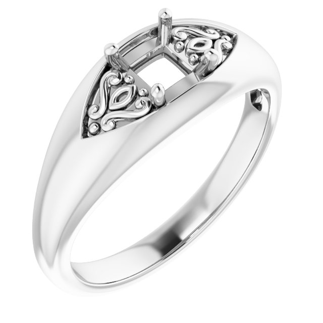 Sculptural Solitaire Ring